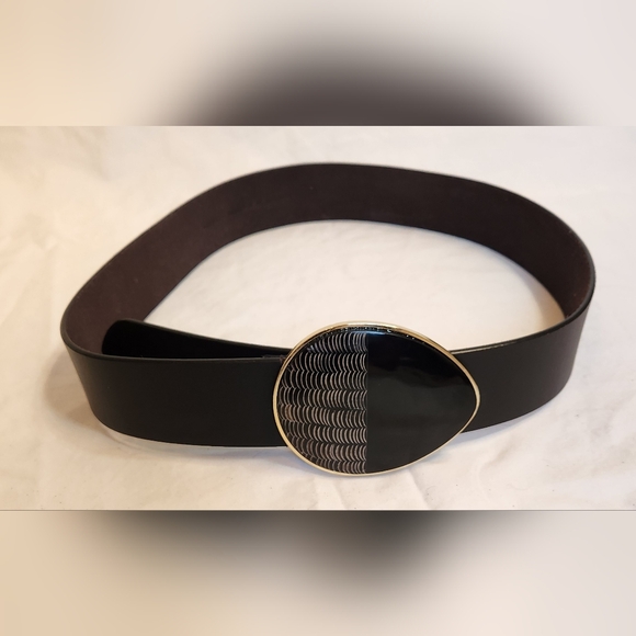 Chico's Cameron brown leather belt size‎ Medium adjustable - Picture 1 of 3